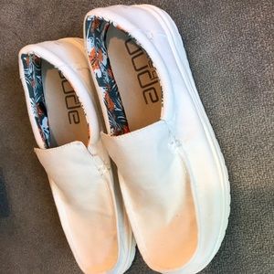 Mikka Chambray heydude men’s slip-ons